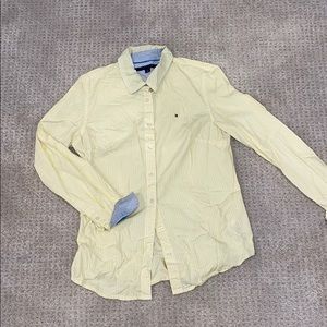 Yellow Striped Button Down